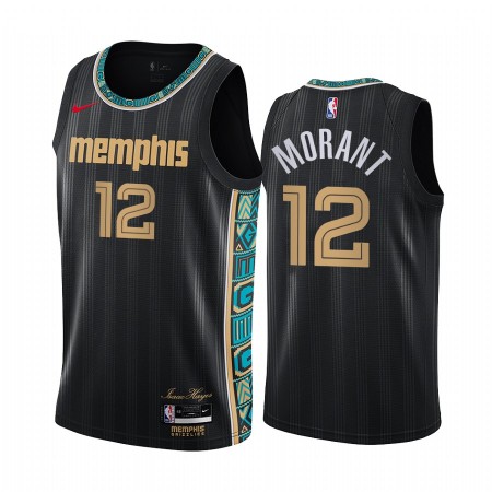 Maglia NBA Memphis Grizzlies Ja Morant 12 2020-21 City Edition Swingman - Uomo